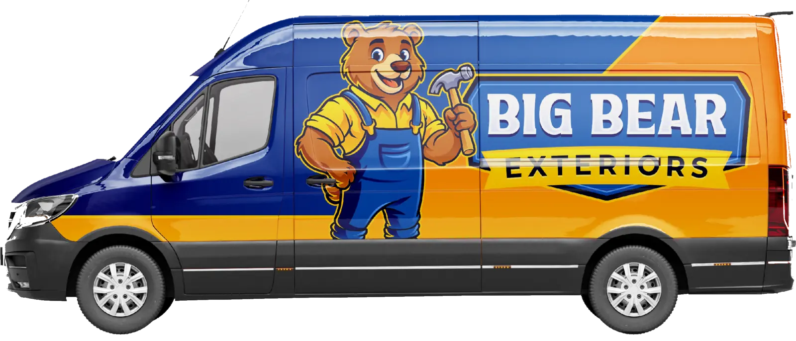Big Bear Exteriors service van